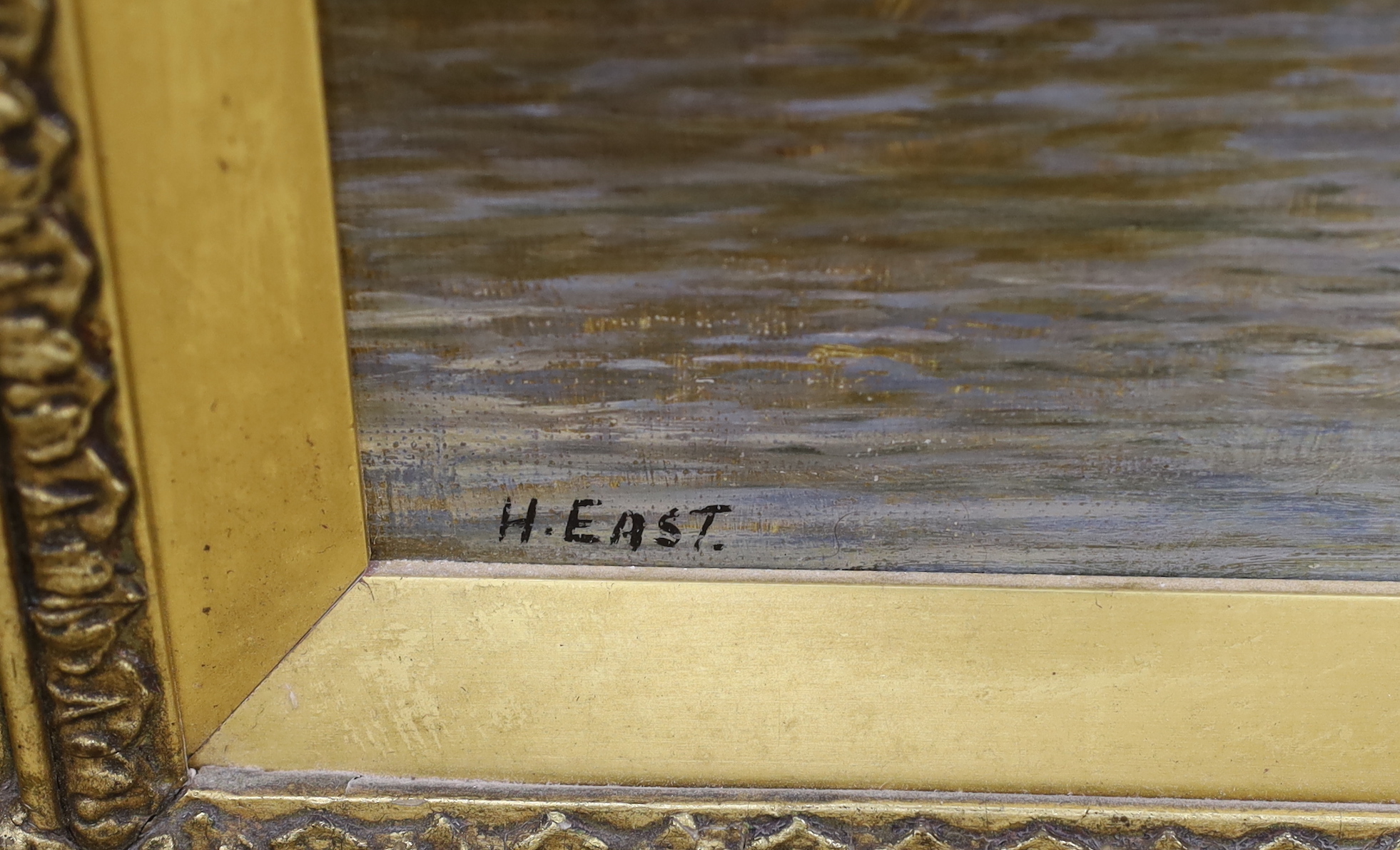 H. East (fl.1890-1920), oil on canvas, 